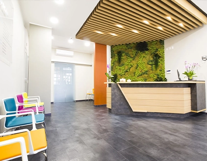 Interno reception Clinica Veterinaria Neur On Scan Catania