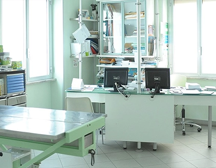 Sala visite Ambulatorio Veterinario Dottor Belli Dottoressa Lisi Roma